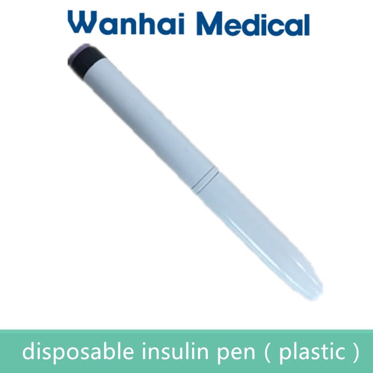 insulin substance_diabetes care treatment_Plastic injection pen insulin